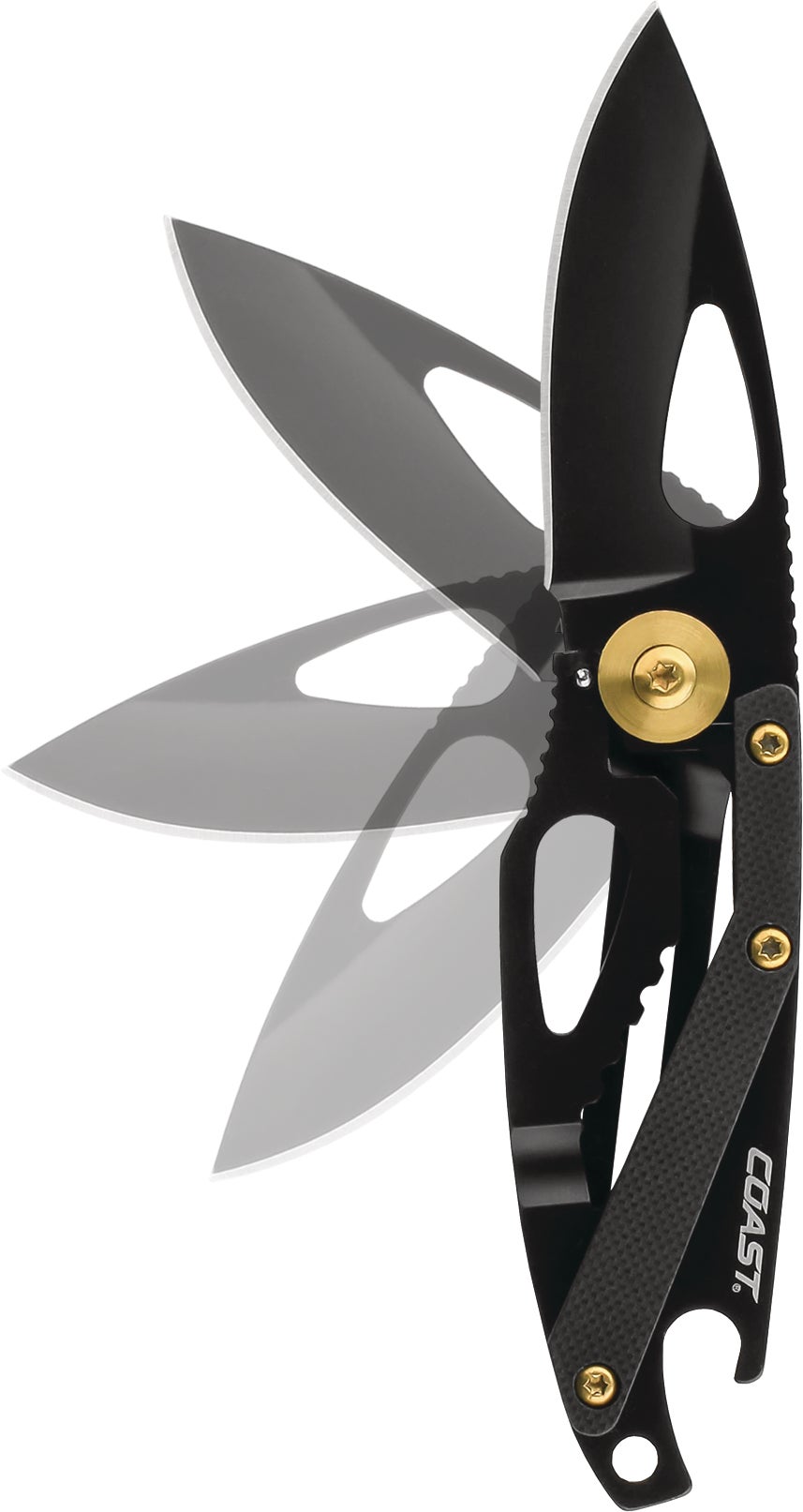 Coast FX200 Folding Knife Stainless Steel 2.0" Length w/ Bottle Opener - Clam Pack 20690 - Fire Protection Parts