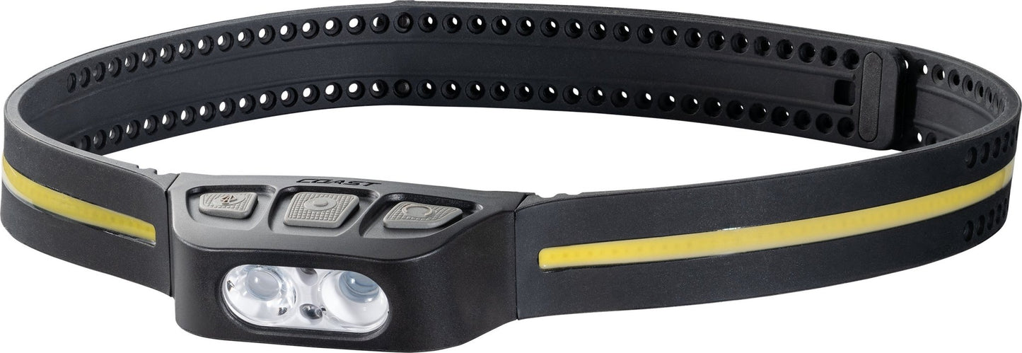 COAST LHS500R Rechargeable Headlamp with Lighted Strap 31036 - Fire Protection Parts