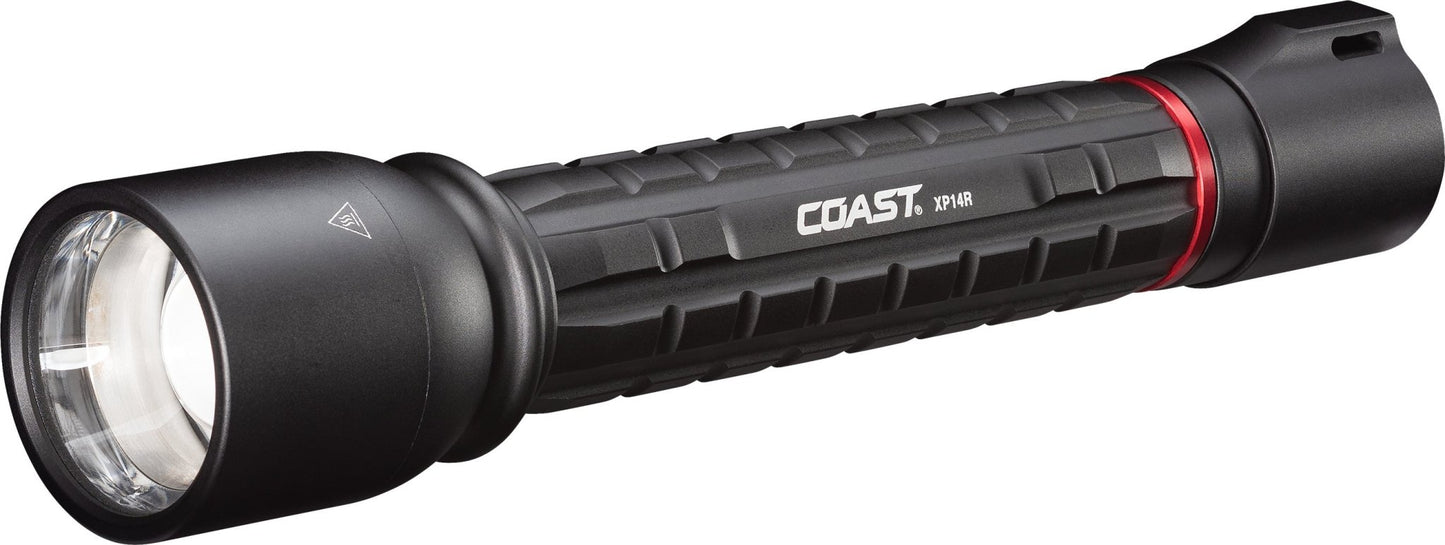 COAST XP14R Rechargeable Flashlight with Slide Focus 31049 - Fire Protection Parts