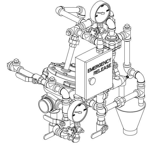 CONVENTIONAL DELUGE VALVE TRIM (use with Straight Through Valves) - Fire Protection Parts