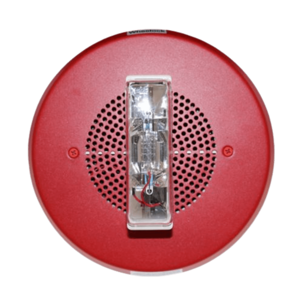 Cooper Wheelock E90 - 24MCC - FR Speaker Strobe - Red - Fire Protection Parts