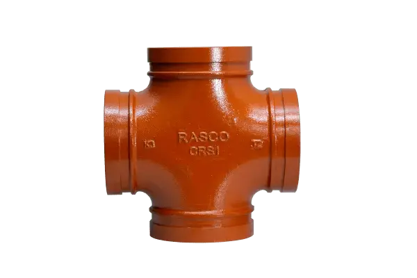 Cross Fitting CRSR Series UL Listed Fire Protection Reliable Sprinkler Fire Protection Parts Reliable Fire Protection Cross Fitting UL Listed