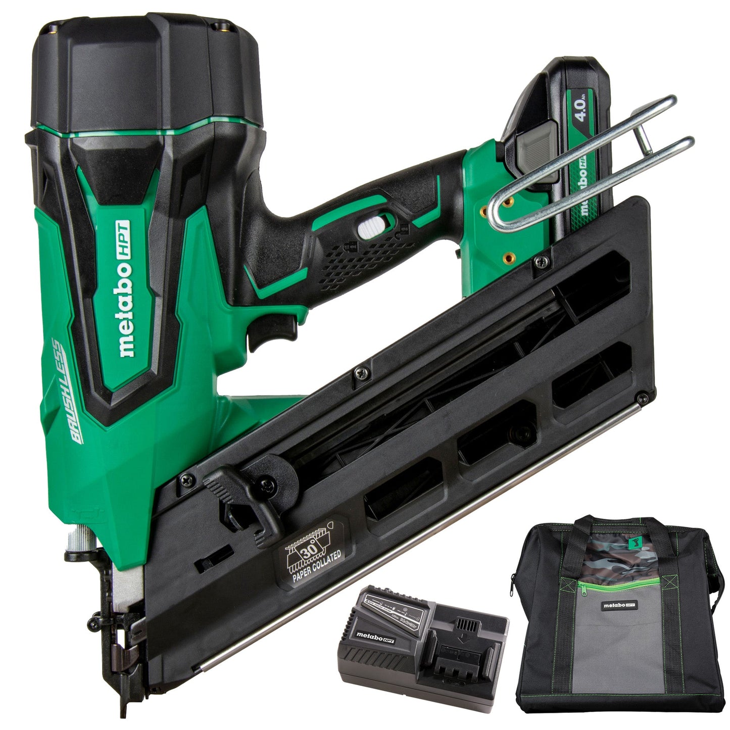 Metabo HPT NR1890DCSTM 18V MultiVolt Cordless 3-1/2" Paper Tape Framing Nailer
