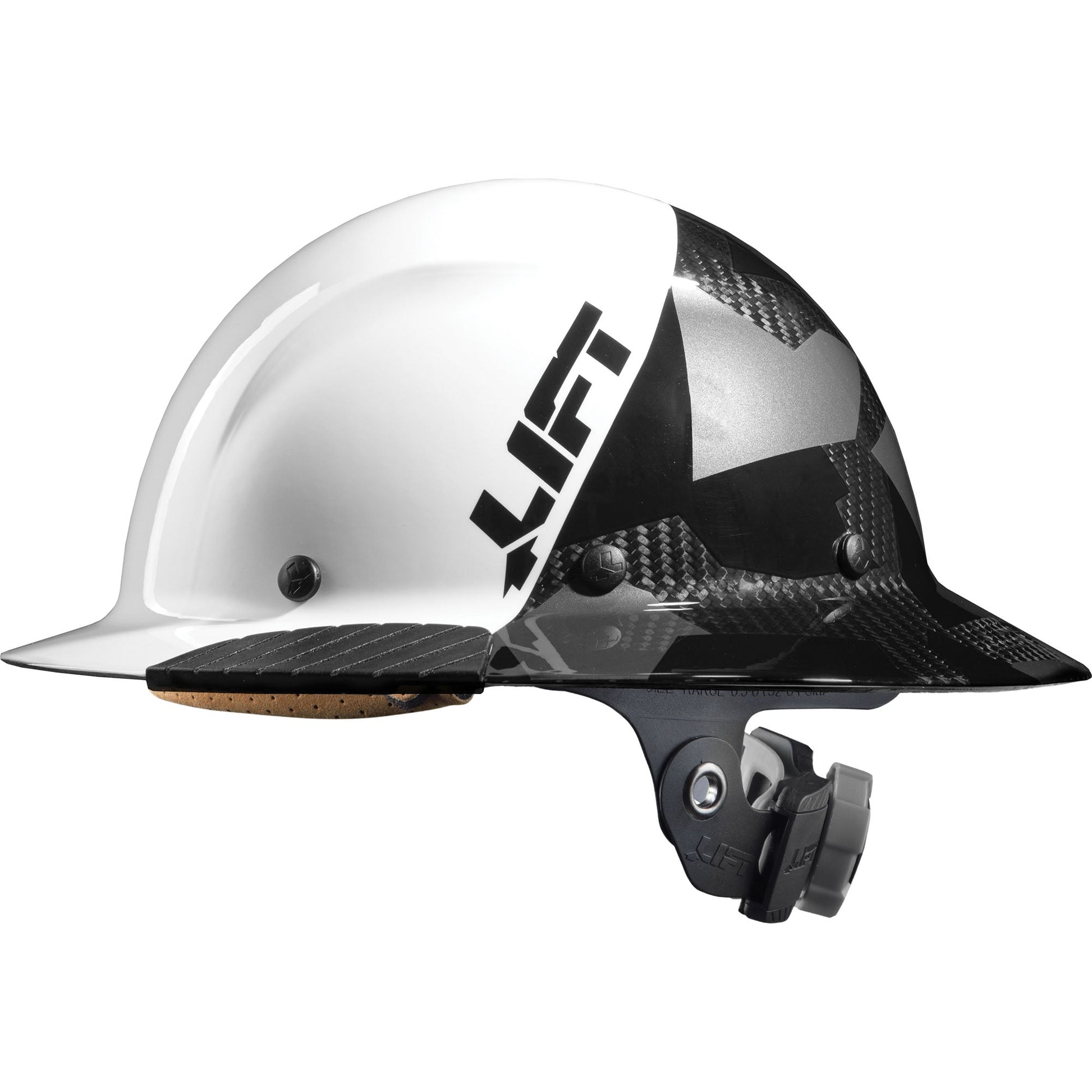 DAX Fifty 50 Carbon Fiber Full Brim Hardhat - Fire Protection Parts