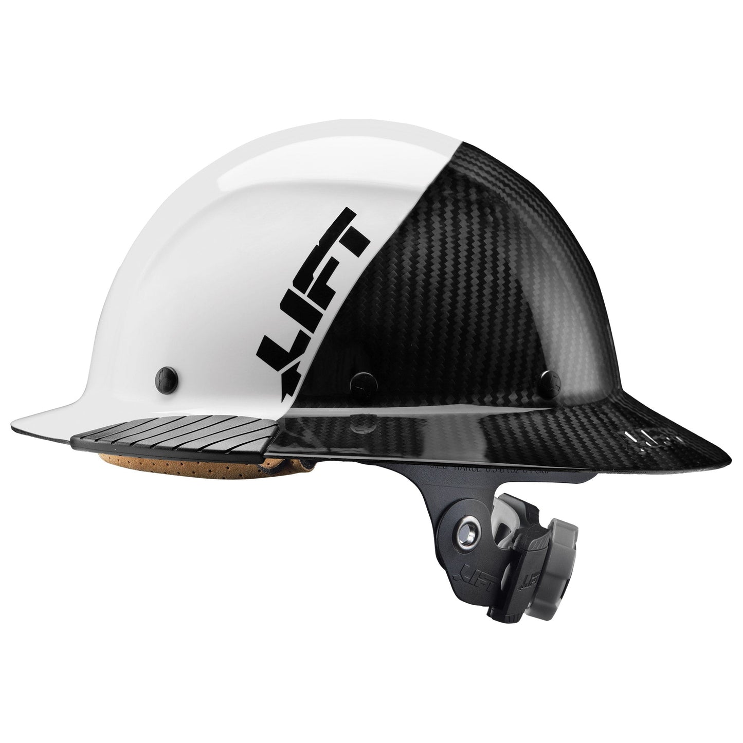 DAX Fifty 50 Carbon Fiber Full Brim Hardhat - Fire Protection Parts