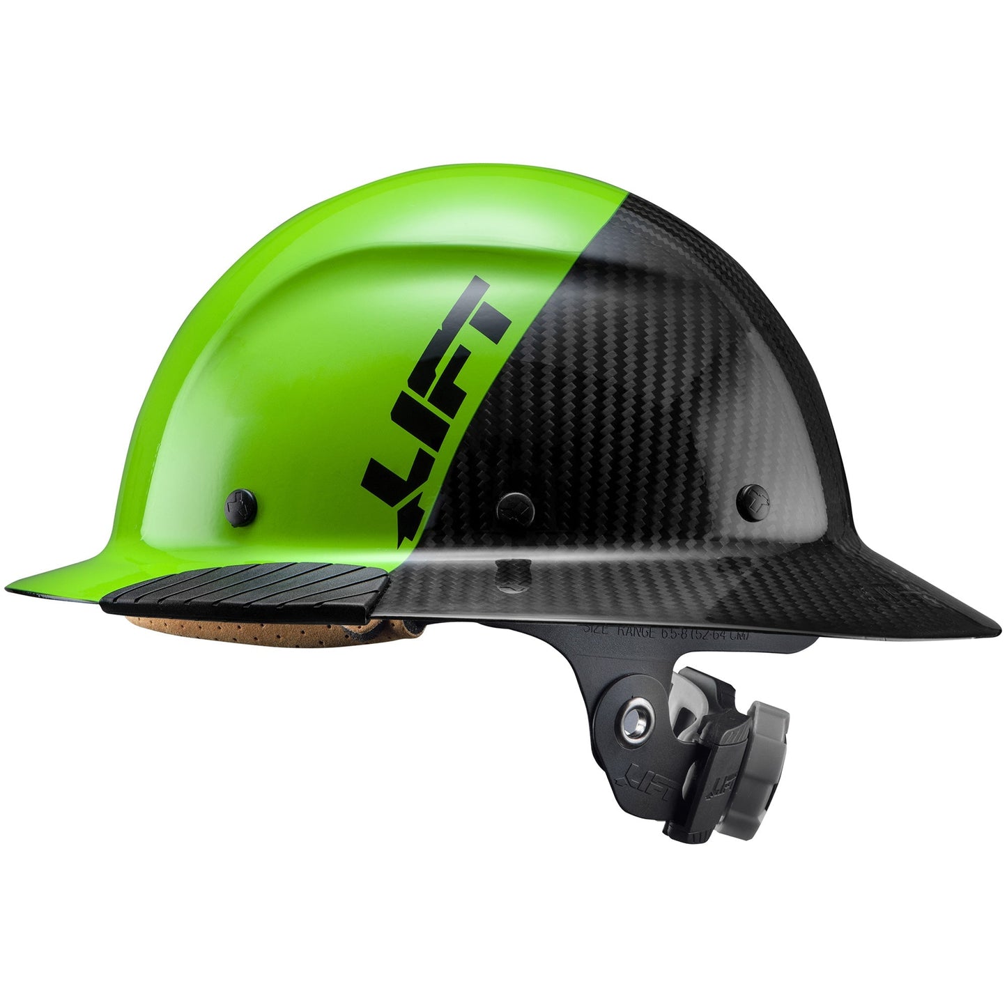 DAX Fifty 50 Carbon Fiber Full Brim Hardhat - Fire Protection Parts