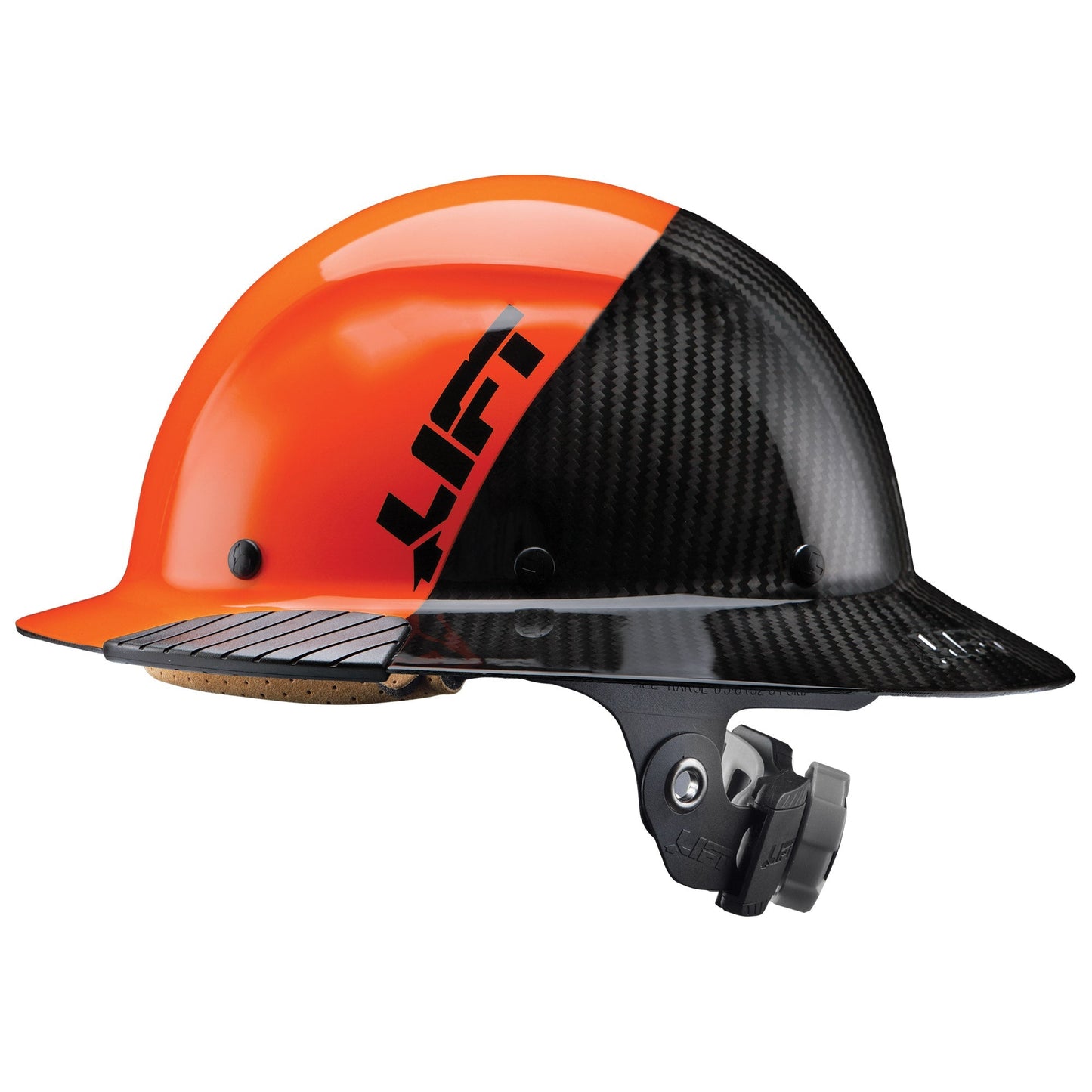 DAX Fifty 50 Carbon Fiber Full Brim Hardhat - Fire Protection Parts