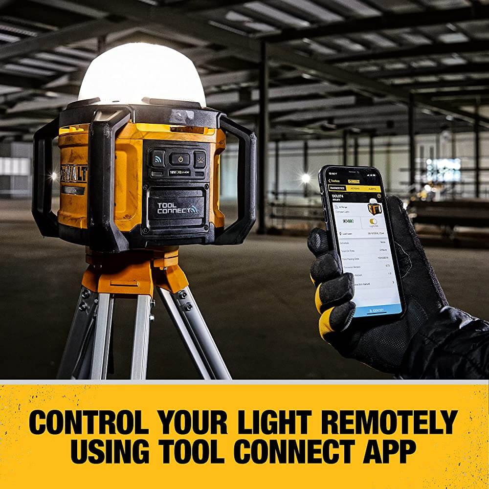 DEWALT DCL074 Tool Connect™ 20V MAX* All - Purpose Cordless Work Light (Tool Only) - Fire Protection Parts