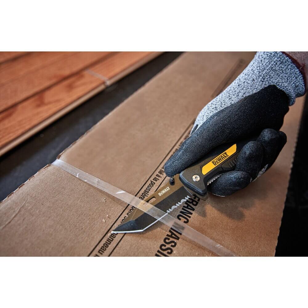 DEWALT DWHT10910 Pocket Knife with Ball - Bearing Assist - Fire Protection Parts