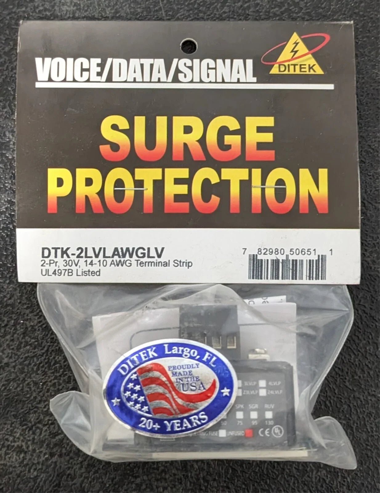 DITEK DTK - 2LVLAWGLV Surge Protector - Fire Protection Parts