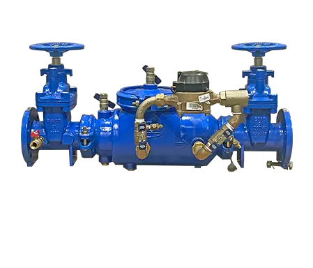 10" Double Detector Assembly With OS&Y Valve Reliable Fire Protection Gear by Zurn Wilkins
