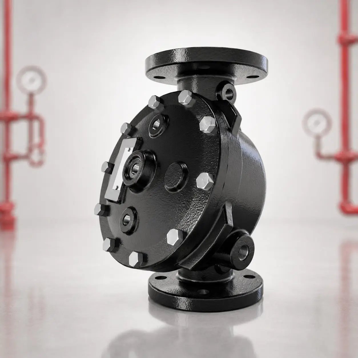 Viking 3" J-2 Halar Coated Flow Control Valve Flange/Flange by Viking