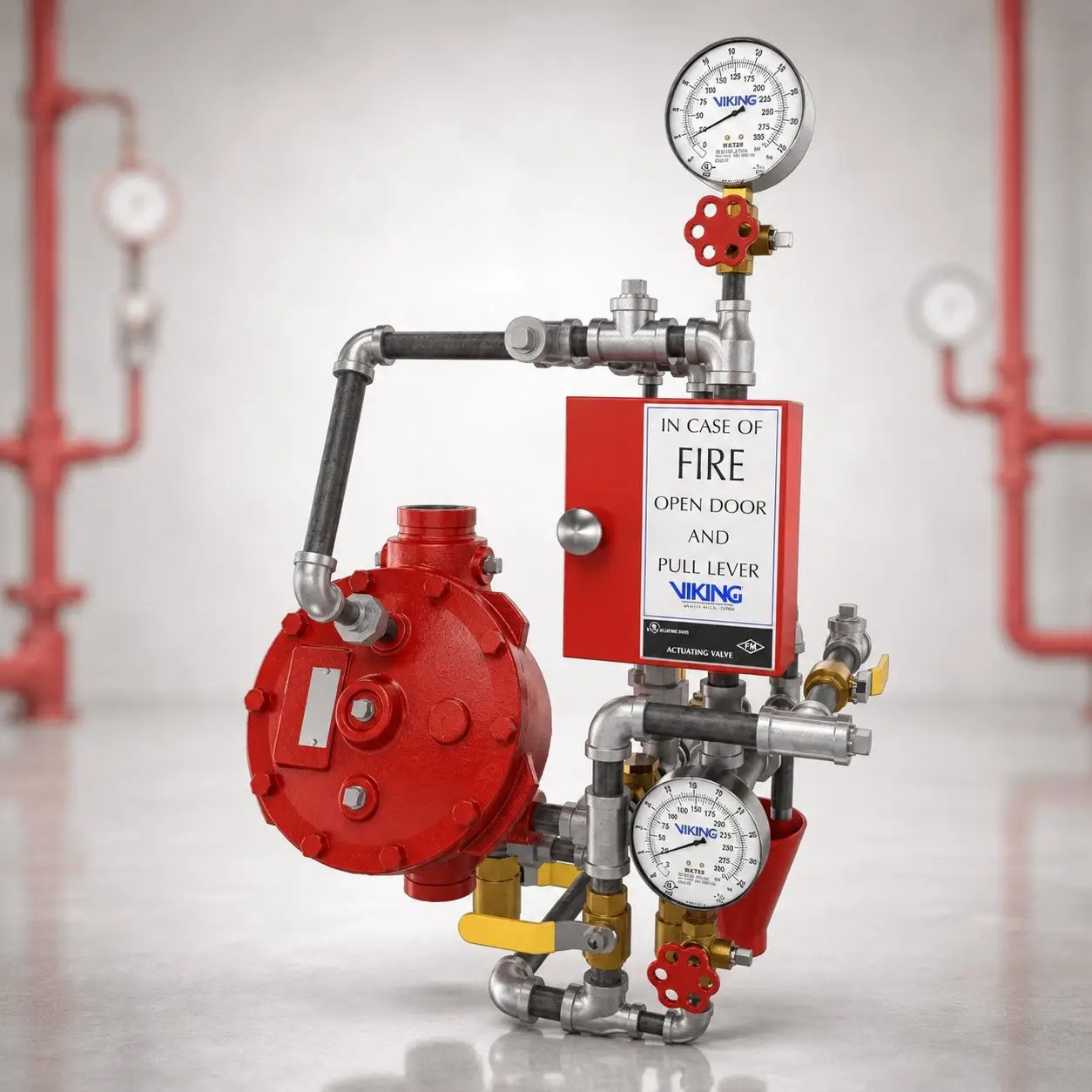 Trim 3" Conv Deluge Valve Galvanized Fire System by Viking