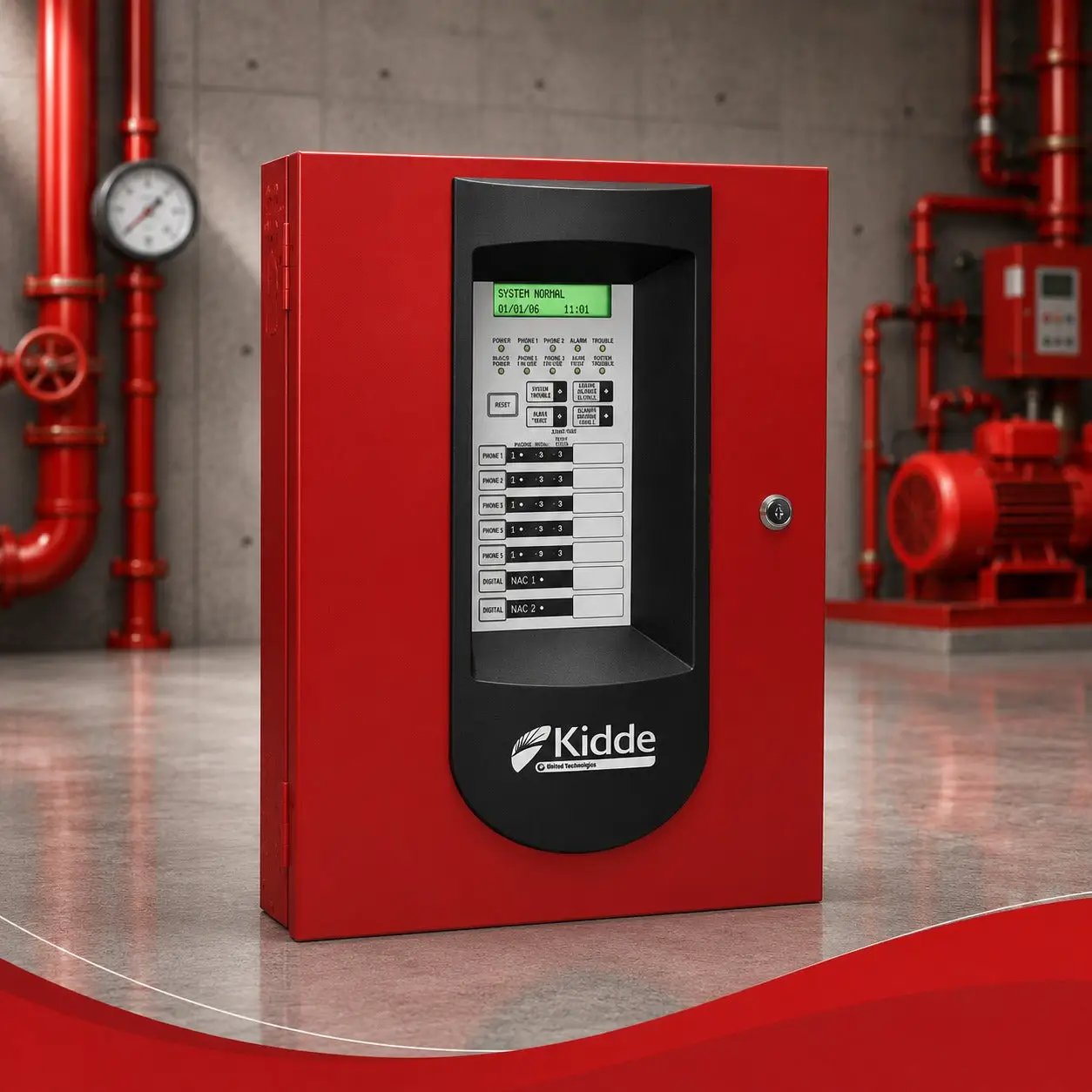Kidde Dual Line Fire Dialer UL/FM Approved for Reliable Life Safety Systems Communication by Kidde