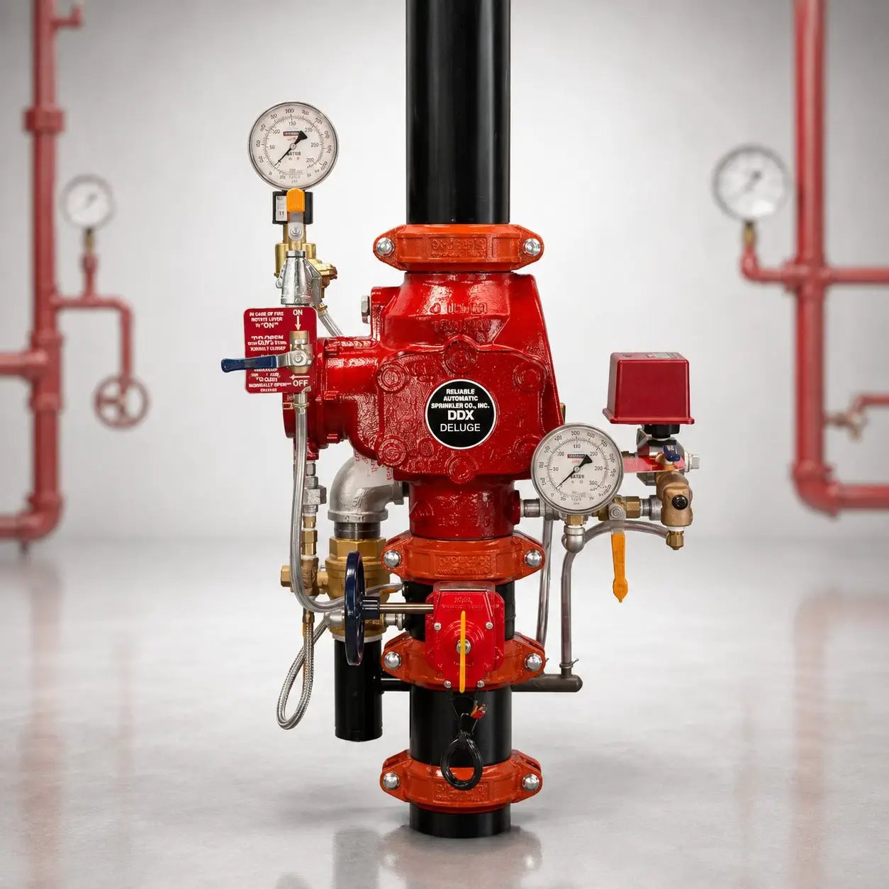 Deluge Valve Reliable DDX Fully Assembled Wet Pilot Trim by Reliable Sprinkler