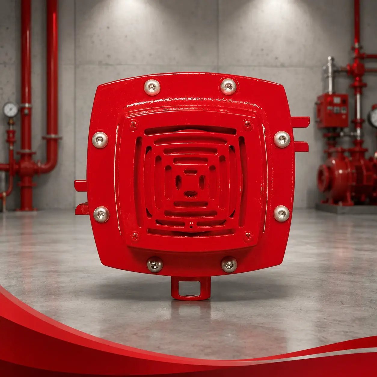 Kidde Explosionproof 24Vdc Fire Alarm Horn Polarized Industrial Safety Signal by Kidde