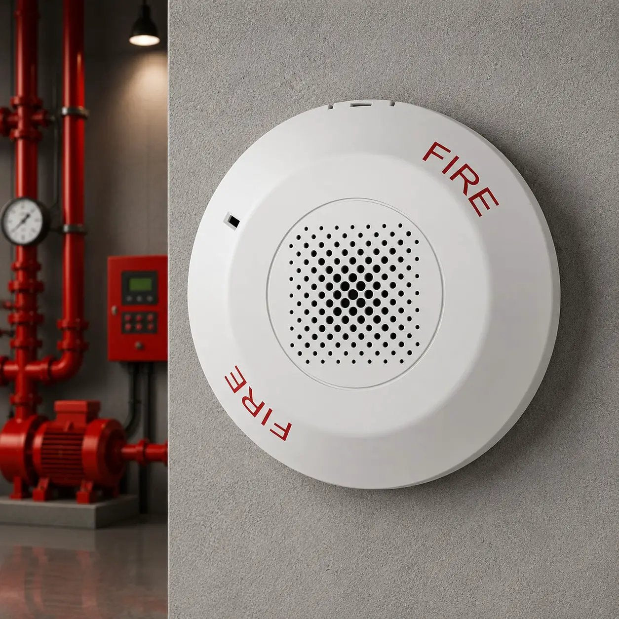 Kidde Ceiling Fire Horn White UL/FM Approved Loud Alarm for Rapid Fire Safety by Kidde