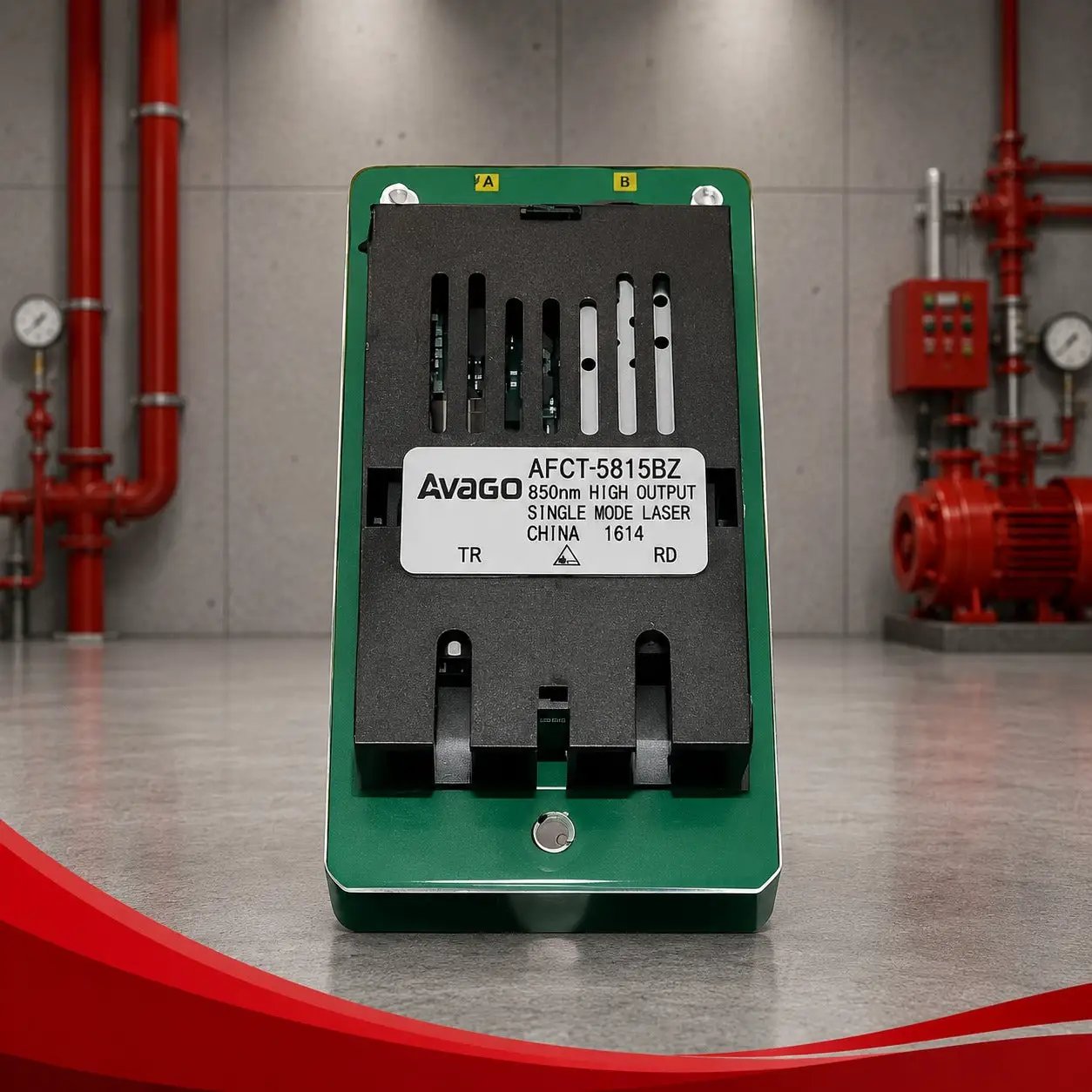 Kidde High Output Single Mode Fiber Optic Transceiver for Fire Safety by Kidde