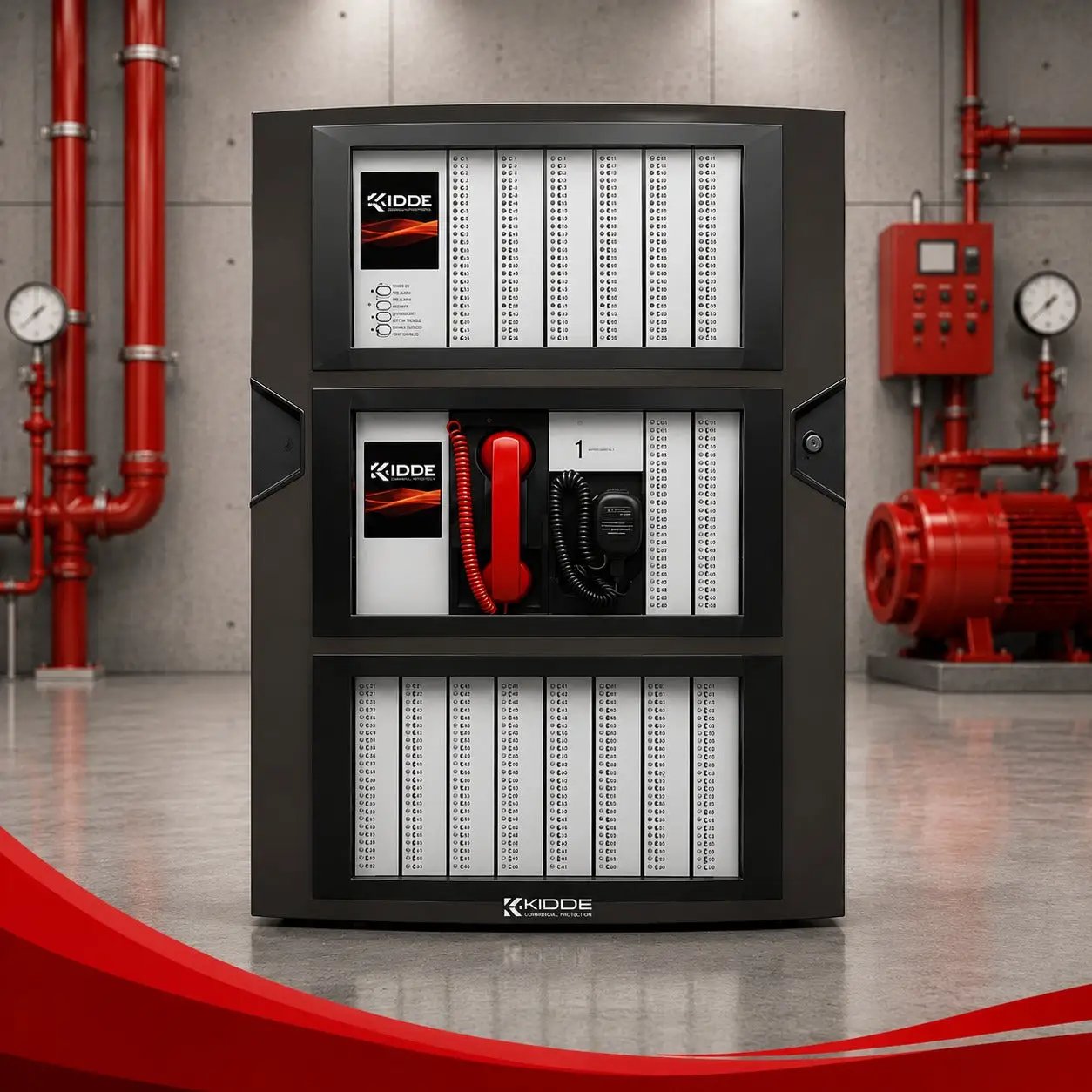 Kidde FACP Fire System with User Interface CPU Advanced Safety for Commercial Protection by Kidde