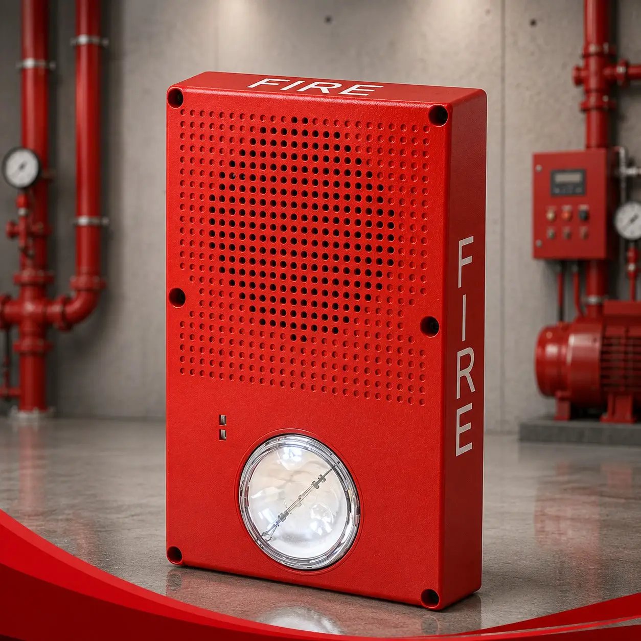Kidde Outdoor Fire Alarm Speaker Strobe Clear Lens 87cd by Kidde