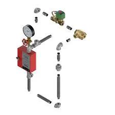 Viking VXD Deluge System Electric Release Trim, Galvanized 1-1/2", Monitored for Optimal Fire Safety by Viking