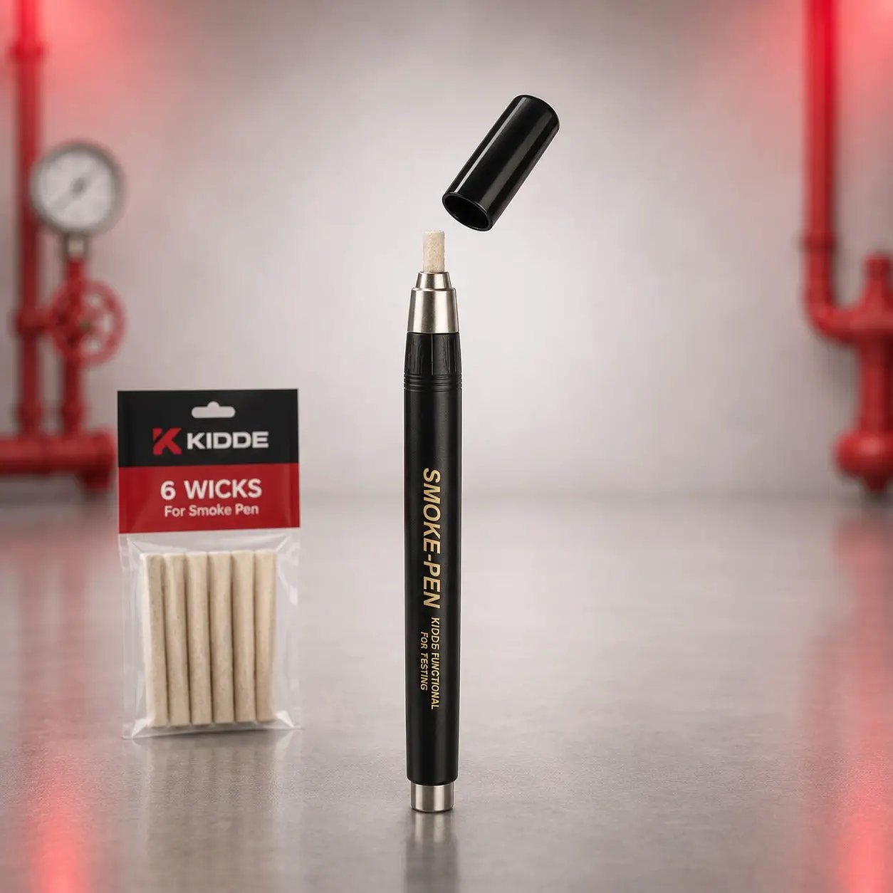 Kidde Smoke Pen with 6 Wicks for Fire Safety Testing by Kidde