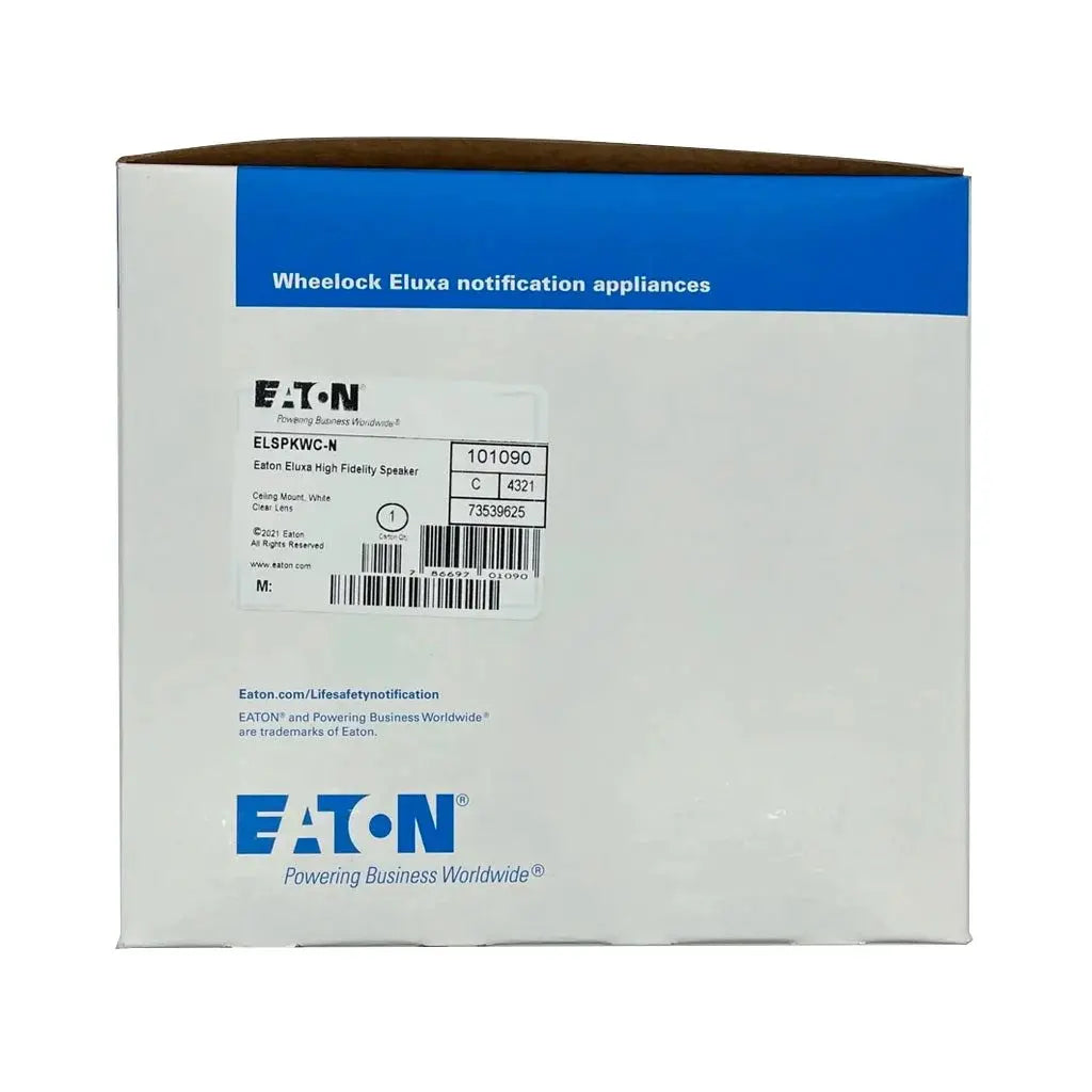 Eaton Wheelock ELSPKWC-N Eluxa High Fidelity Speaker by The Fire Alarm Supplier