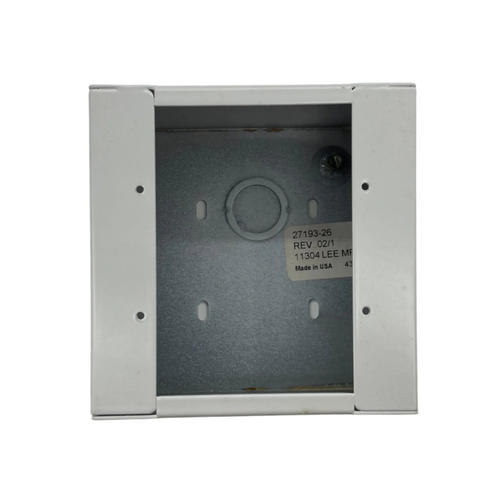 Edwards 27193 - 26 Surface Mount Box White - Fire Protection Parts