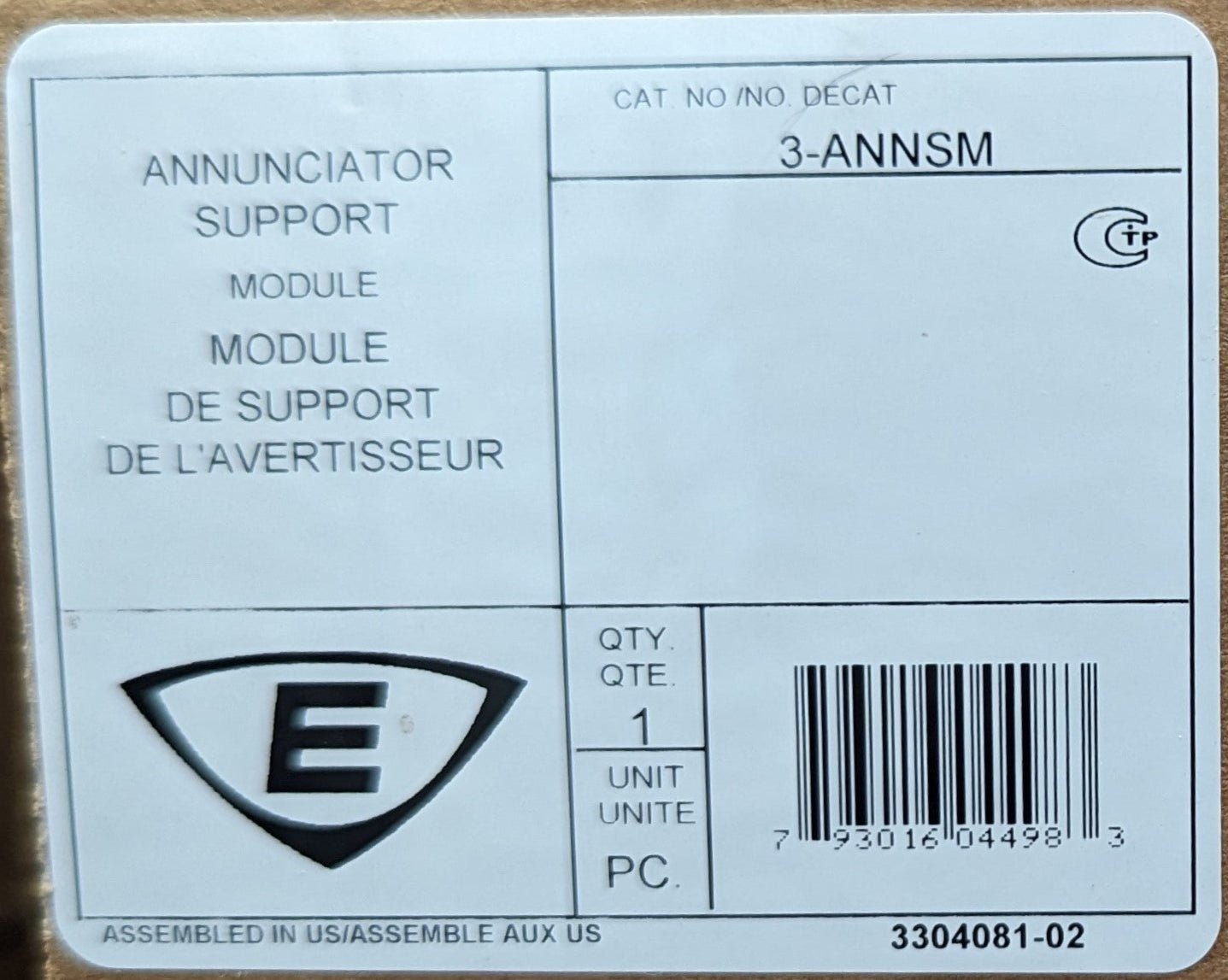 Edwards EST 3 - ANNSM - Fire Protection Parts