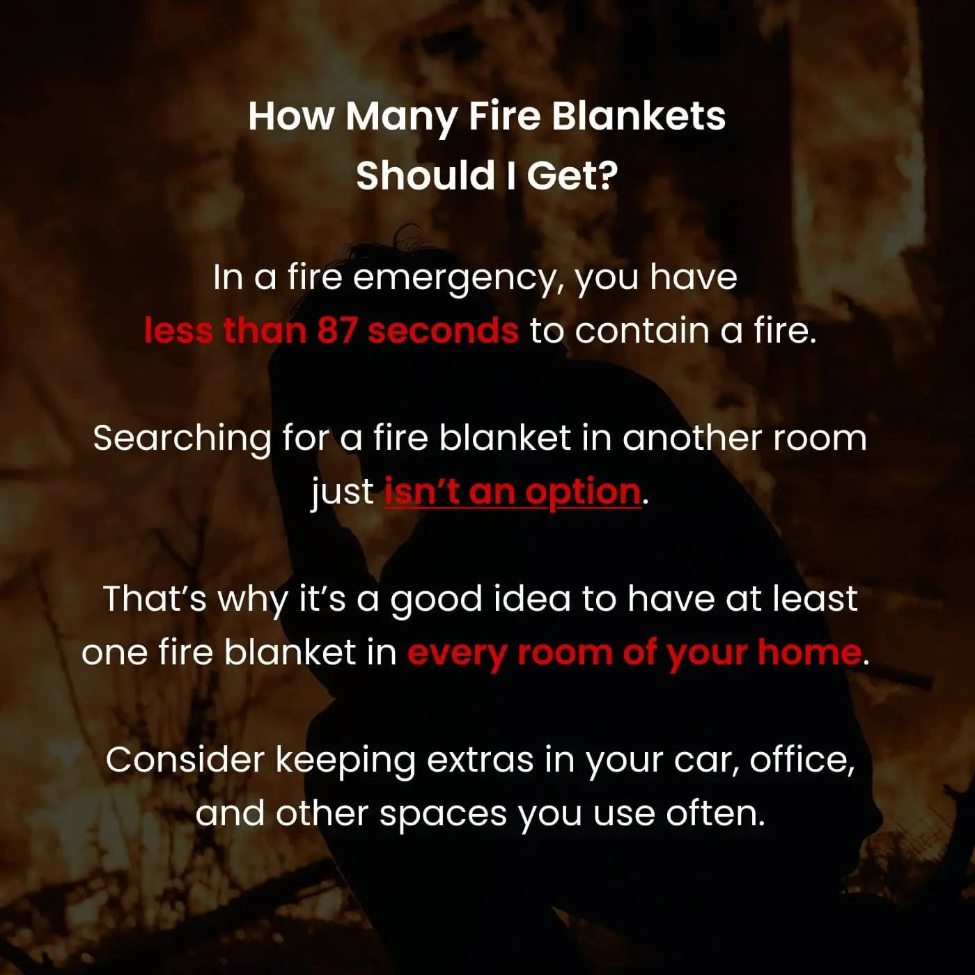 Emergency Fire Blanket by Fire Blanket Inc