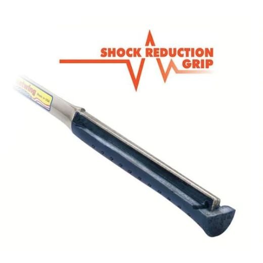 Estwing E3 - 12S 12 Oz Rip Hammer With Blue Vinyl Shock Reduction Grip - Fire Protection Parts