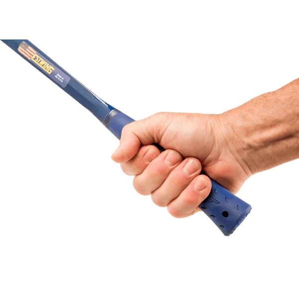 Estwing E3 - 25S 25oz Big Blue Framing Hammer w/ Larger Face - Blue Grip (Smooth Face) - Fire Protection Parts