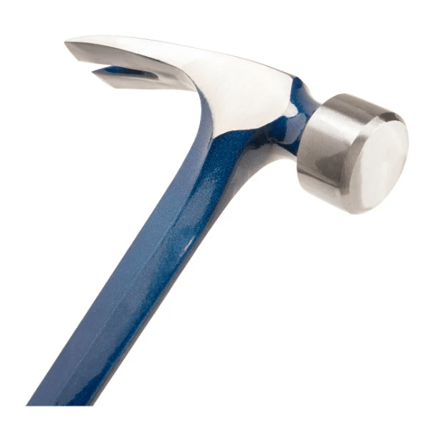 Estwing E3 - 25S 25oz Big Blue Framing Hammer w/ Larger Face - Blue Grip (Smooth Face) - Fire Protection Parts