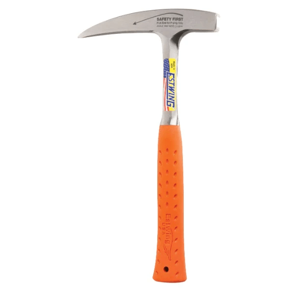 Estwing EO - 22P 22oz Orange Rock Pick, Pointed Tip (Smooth Face) - Fire Protection Parts
