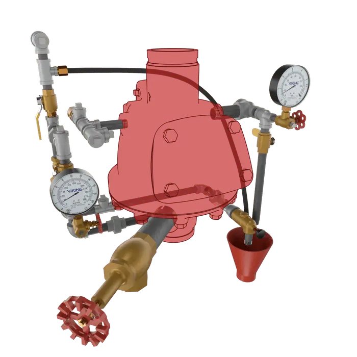 F1 F2 Dry Valve Trim Modular Fire Protection System by Viking