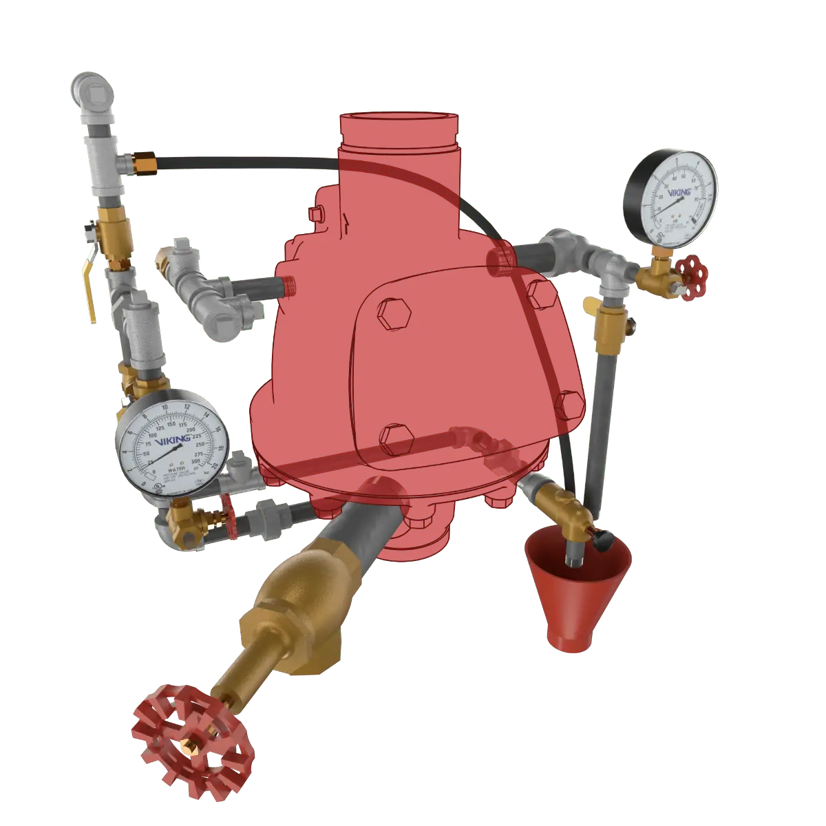 F1 F2 Dry Valve Trim Modular Fire Protection System by Viking