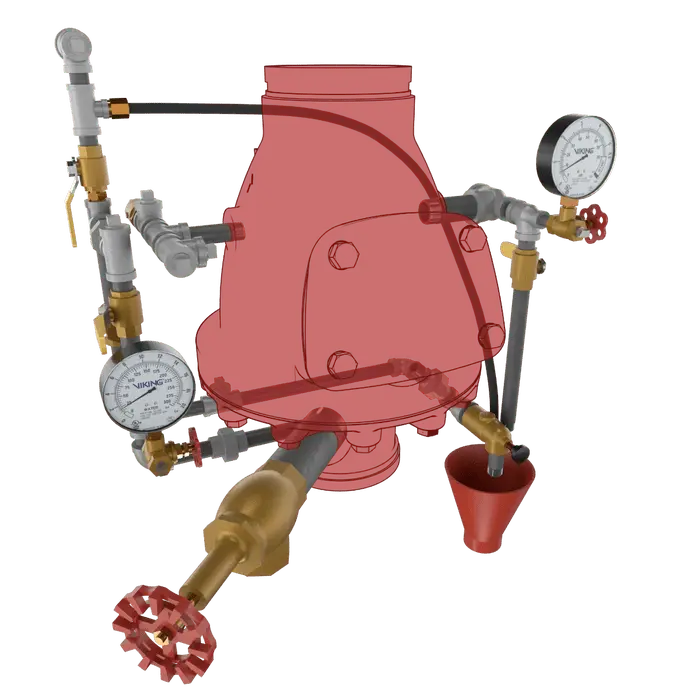 F1 F2 Dry Valve Trim Modular Fire Protection System by Viking