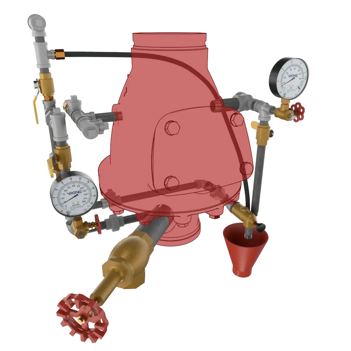 F1 F2 Dry Valve Trim Modular Fire Protection System by Viking