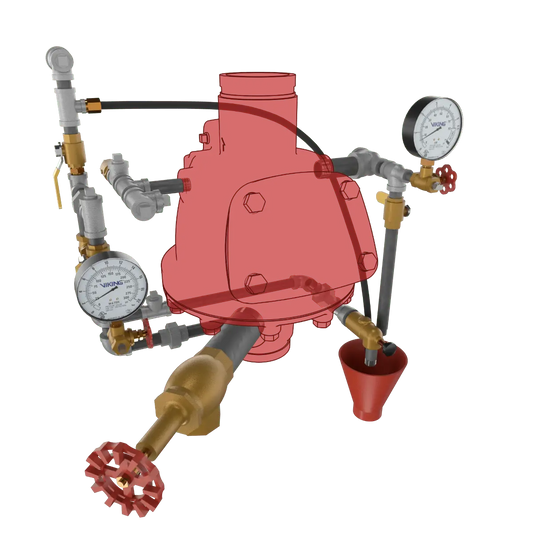 F1 F2 Dry Valve Trim Modular Fire Protection System by Viking