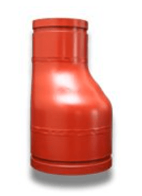 FAB GROOVED X THREADED ECC RED - Fire Protection Parts