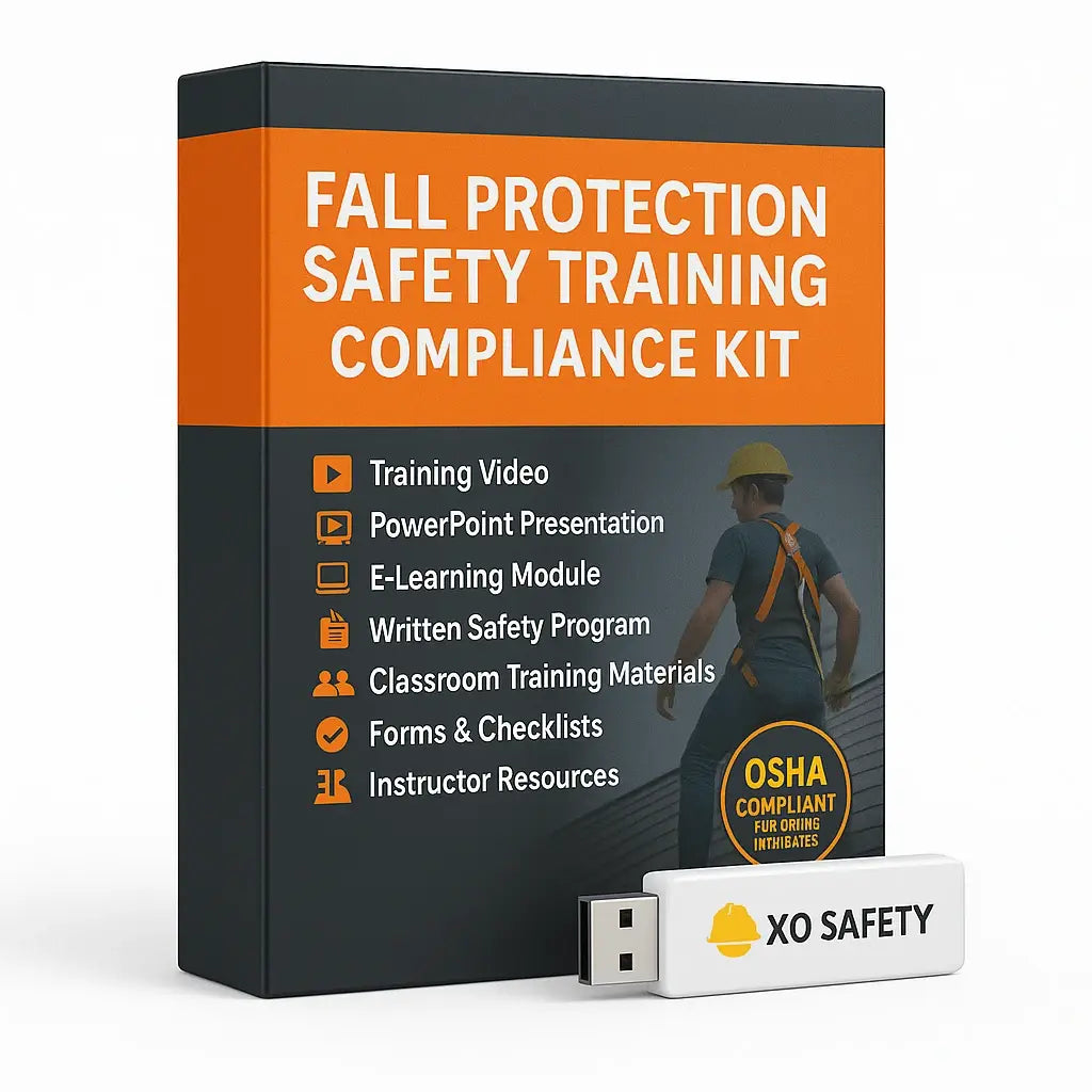 Fall Protection Safety Training Video Compliance Kit by XO Safety
