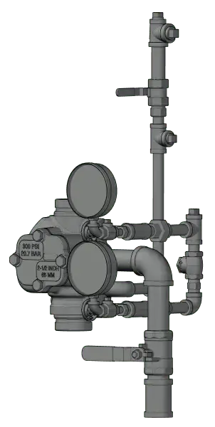 Fire Alarm Valve Flanged Horizontal Pre-Assembled Model E by Reliable Sprinkler