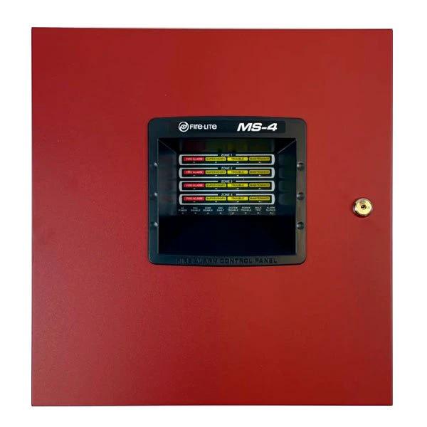 Fire-Lite MS-4 Fire Alarm Control Panel 4-Zone by The Fire Alarm Supplier