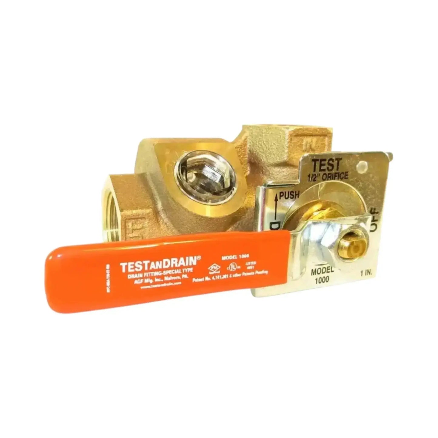 Fire Protection AG&F Test & Drain Valve 10111255 Fire Protection Reliable Sprinkler Fire Protection Parts AG&F Fire Protection Test & Drain Valve