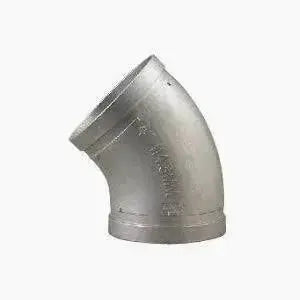 Fire Protection Grooved 45° Elbow VG211 Corrosion-Resistant Grooved Fitting VGS Fire Protection Parts Fire Protection Grooved 45° Elbow VG211
