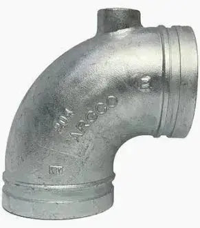 Fire Protection Grooved Drain Elbow E-9 Radius by SPF/Anvil