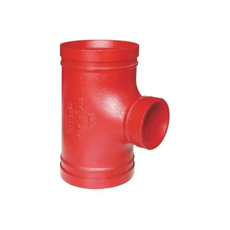 Fire Protection Grooved Reducing Tee Galvanized 886TRG Reliable by Reliable Sprinkler