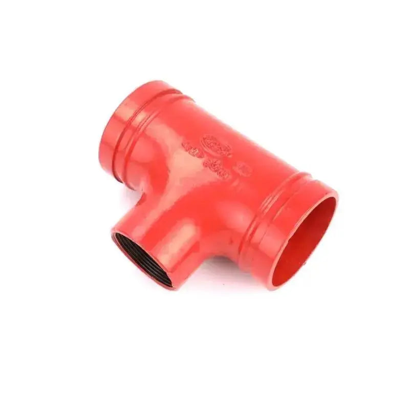 Fire Protection Grooved Reducing Tee Painted 884RTR by Reliable Sprinkler