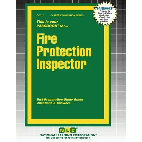 Fire Protection Inspector - Paperback by Books by splitShops