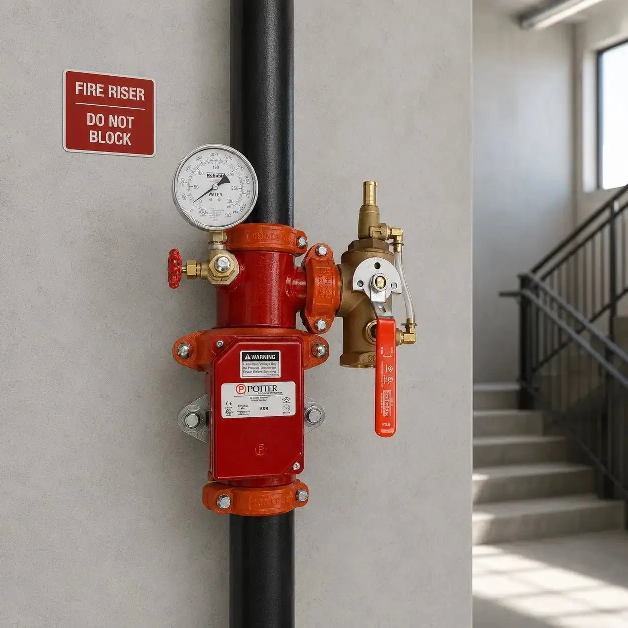 Fire Riser Commercial Basic Trim CR2 | Reliable by Reliable Sprinkler